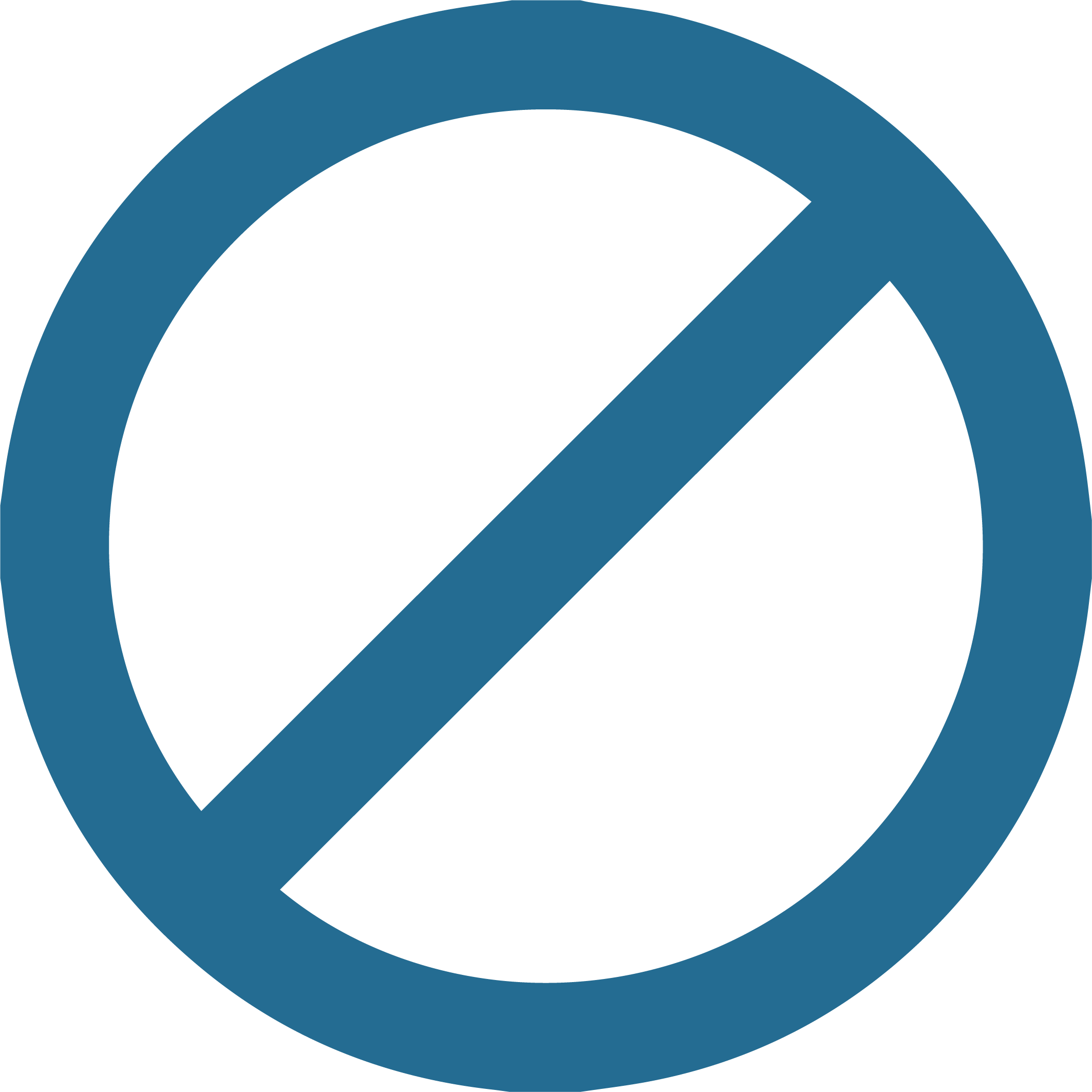cancellation sign